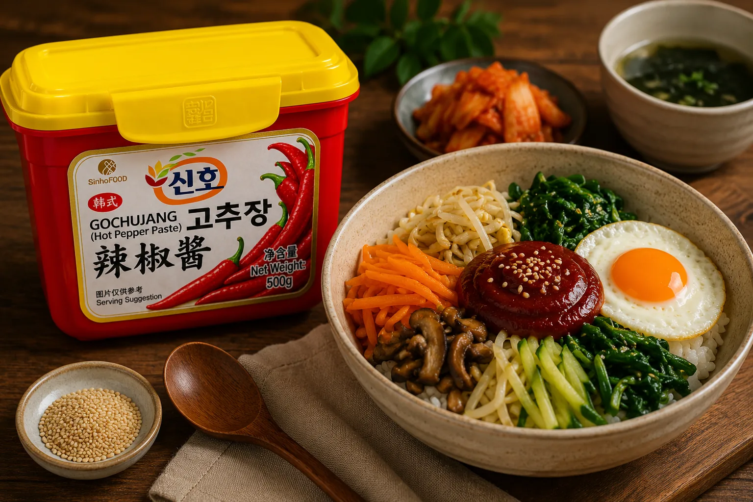 Finished gochujang dish