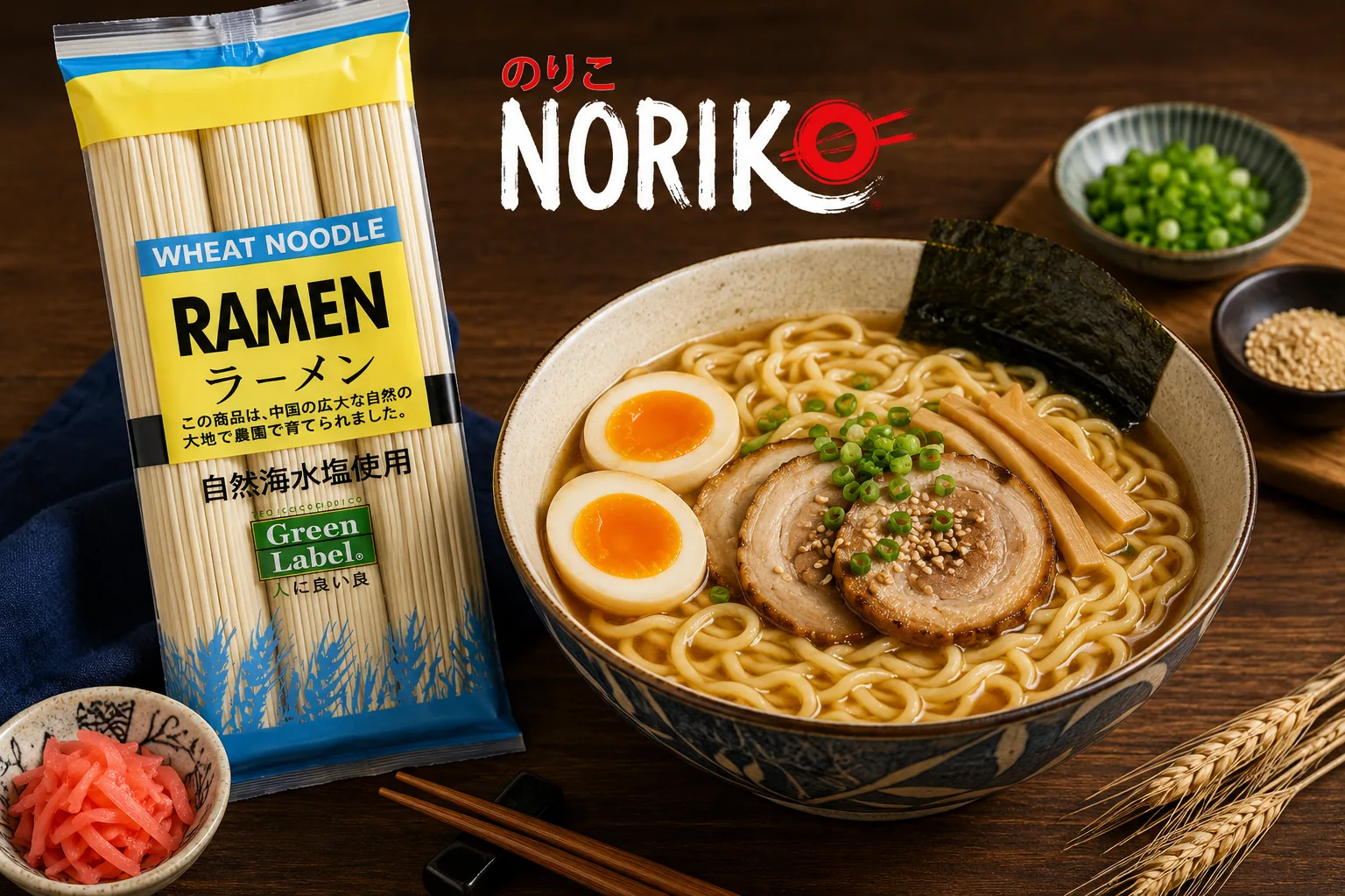 Prepared ramen noodles