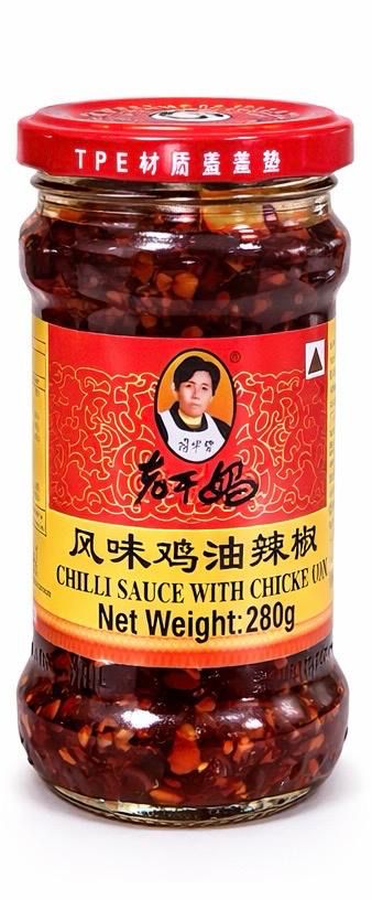 Lao Gan Ma Chilli Sauce with Chicken Oil, 280 g