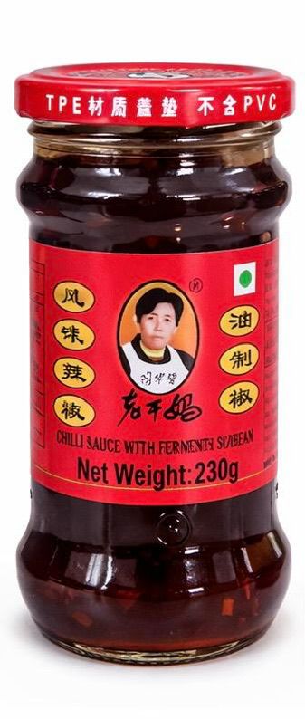 Lao Gan Ma Chilli Sauce with Fermented Soybean, 230 g